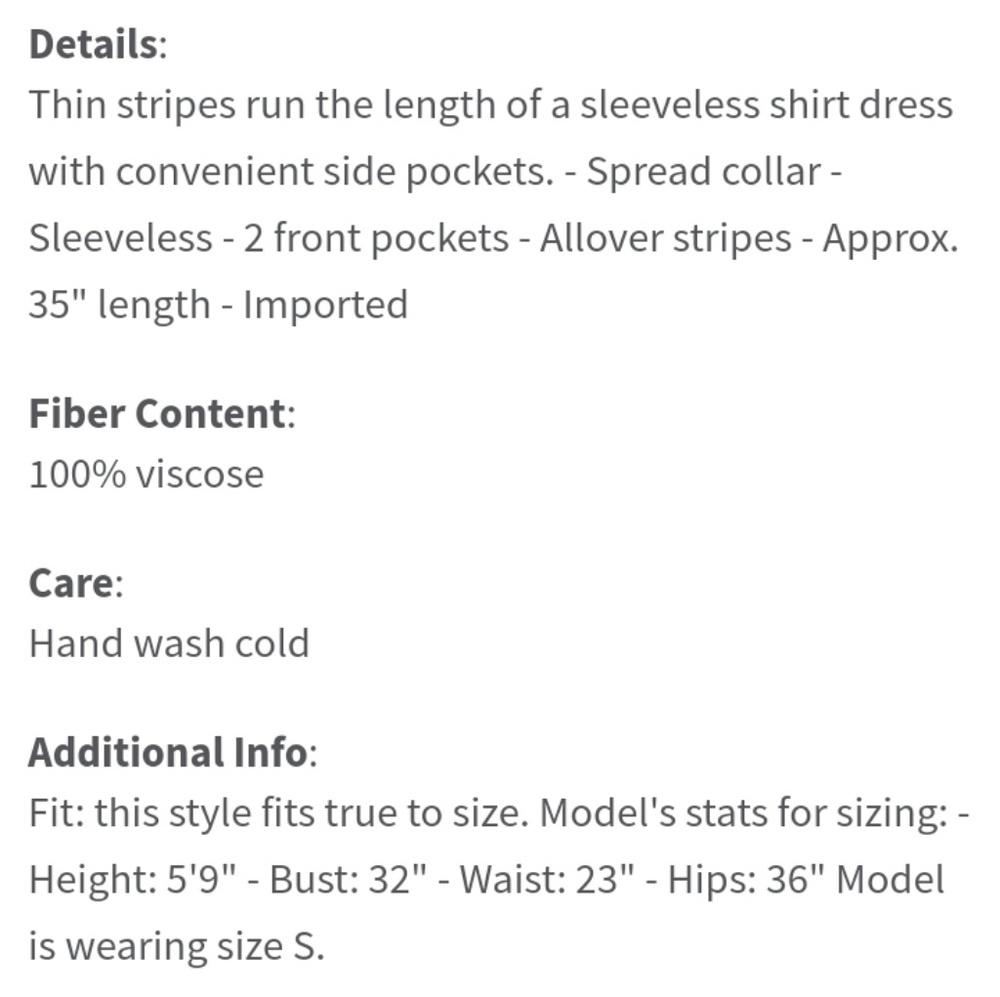 Allen Schwartz | Julie Sleeveless Stripe Dress - Picture 8 of 8